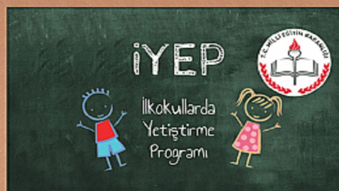  İlçemizde  İlkokullarda Yetiştirme Programı (İYEP) kapsamında Yapılan  Faaliyetler