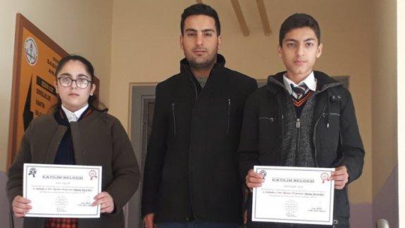 Sabiha Bahçıvan Anadolu Lisesi Öğrencilerinden Büyük Başarı