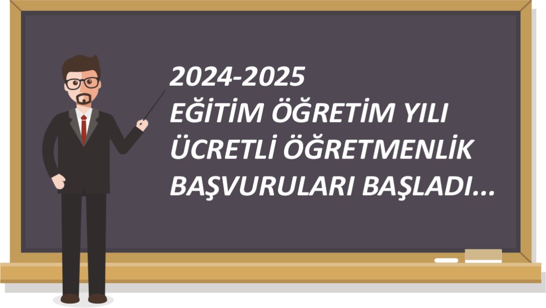 ÜCRETLİ ÖĞRETMENLİK BAŞVURULARI BAŞLADI!!!